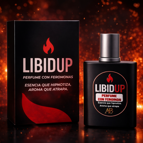 PERFUME VIRAL CON FEROMONAS LIBIDUP HOMBRE