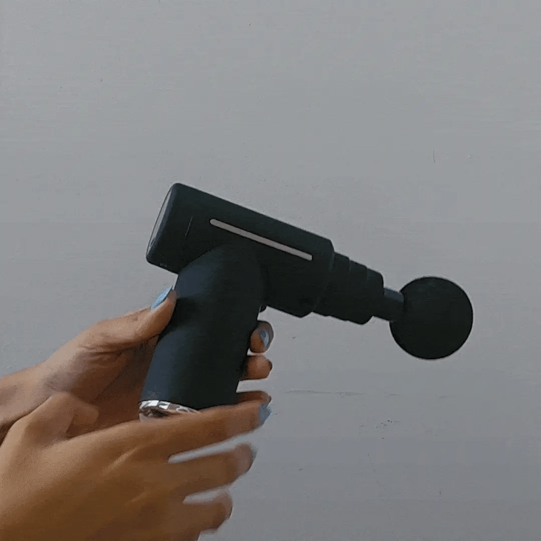 PISTOLA MASAJEADORA 5 PIEZAS