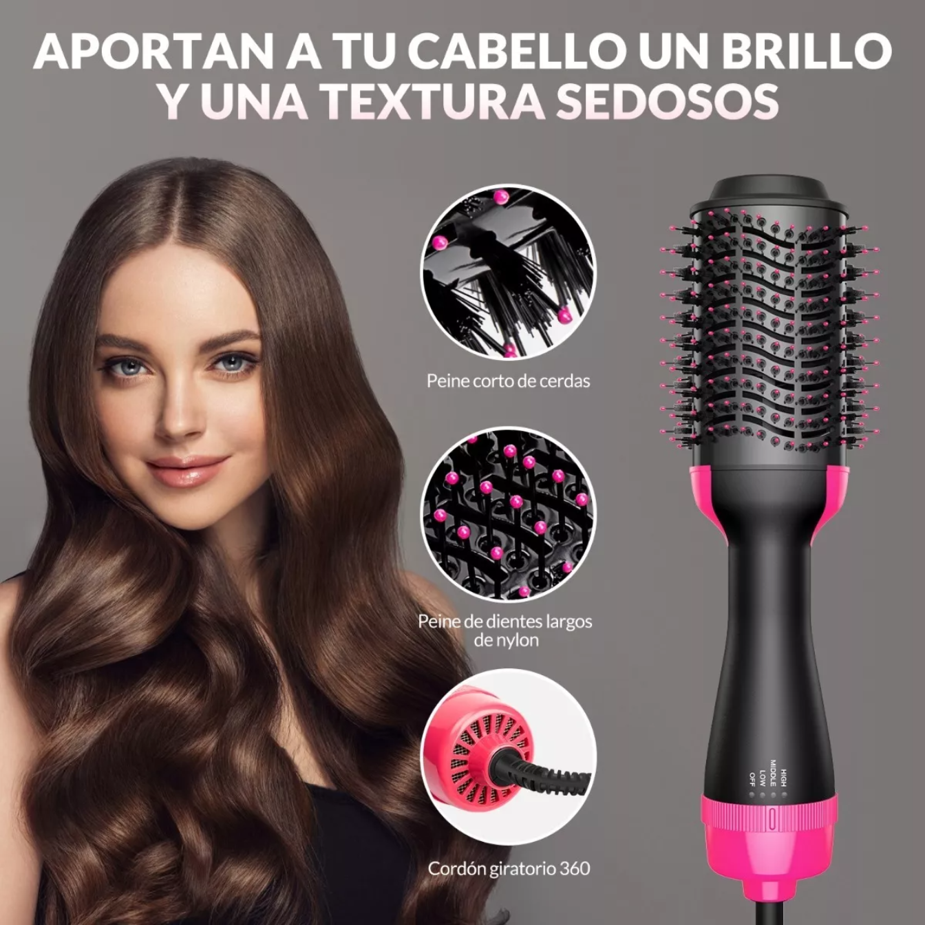 CEPILLO CALIENTE TIPO BLOWER
