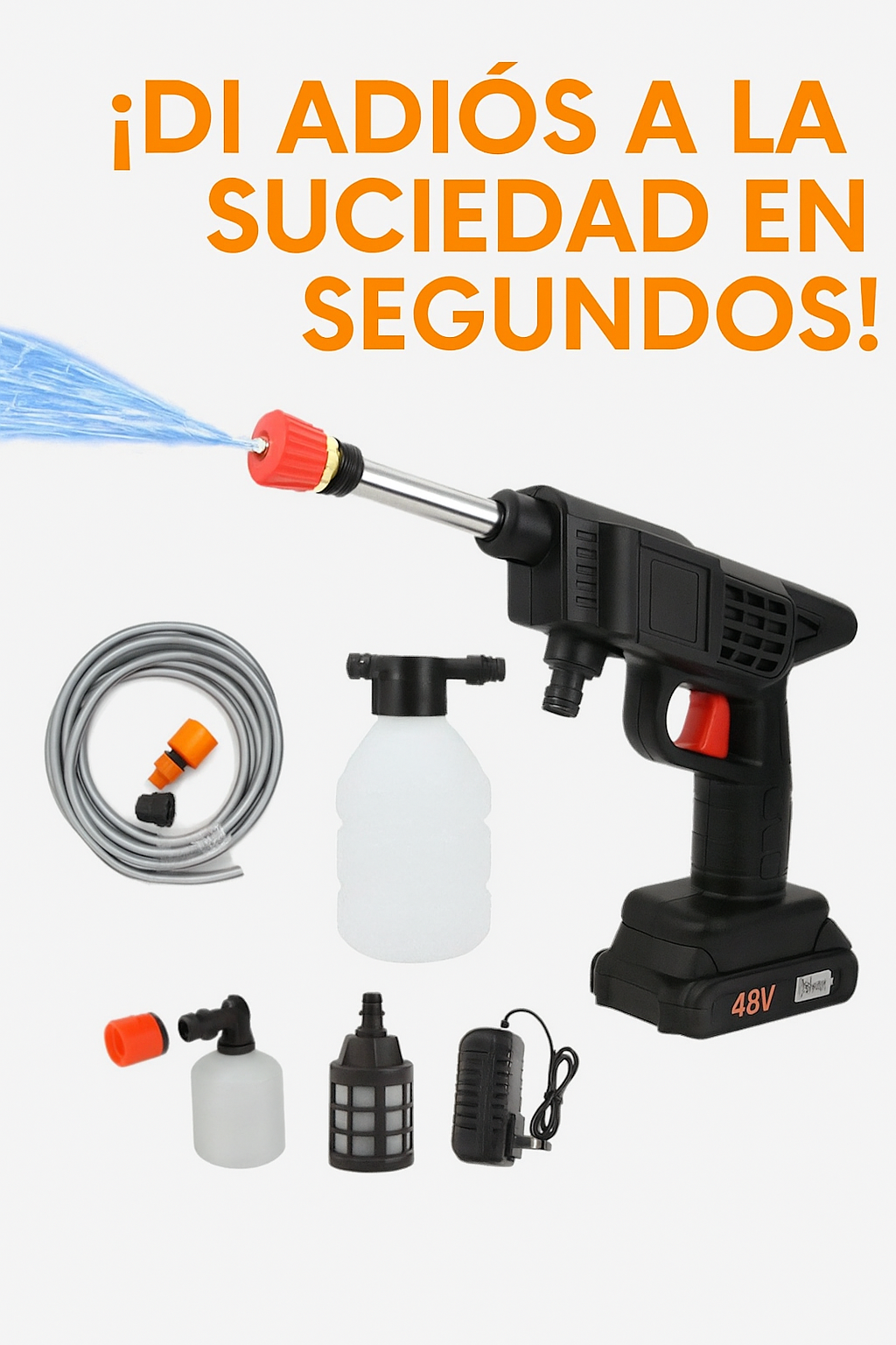 HIDROLAVADORA 1 BATERIA 48W