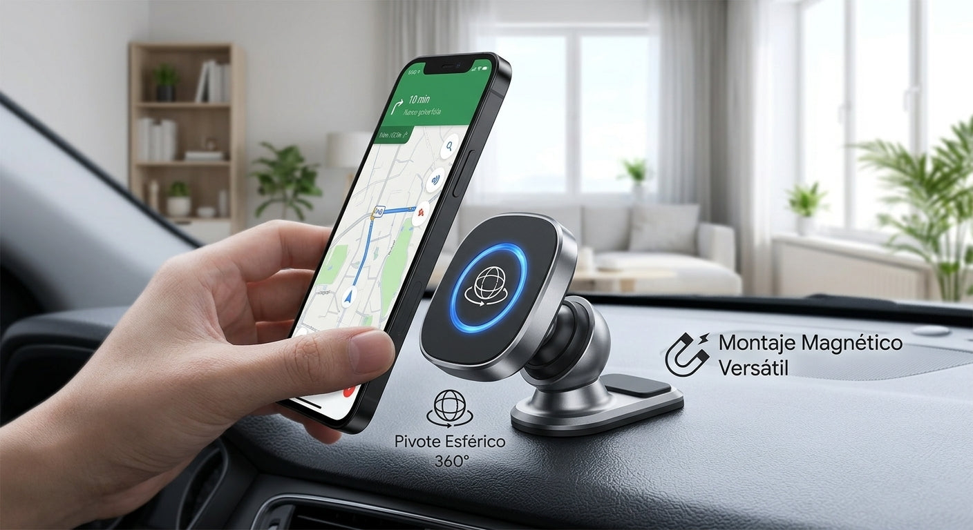 SOPORTE PARA CELULAR MAGNETICO 360 GRADOS