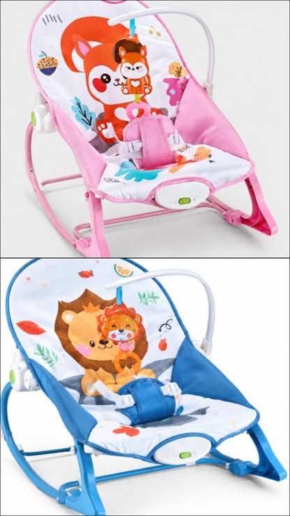 SILLA MECEDORA BABY AZUL y ROSA - 1 Unidad