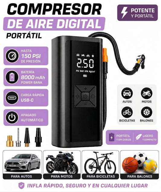 COMPRESOR DE AIRE INALAMBRICO
