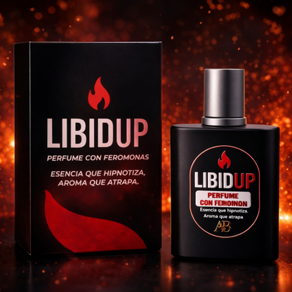 PERFUME VIRAL CON FEROMONAS LIBIDUP HOMBRE