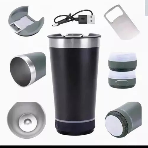 VASO CON BOCINA (50 UND X CAJA)